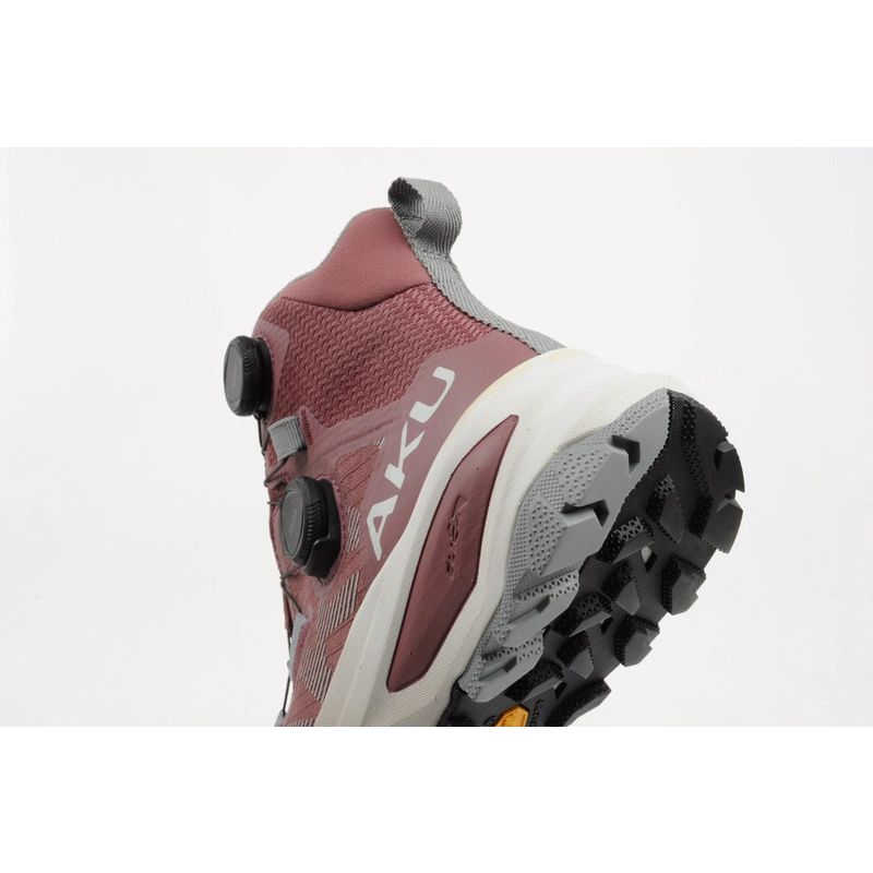 Aku women's sports trekking shoes Furiosa BOA GTX Vibram fashionable pink gray