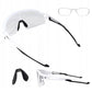 Rockbros Photochromic Cycling Glasses with UV Protection and Corrective Insert - White Import z Action/Rowery i akcesoria/Okulary Your Sports Performance