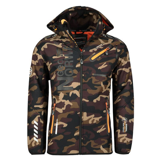 Geographical Norway Royaute M Softshell Jacket WU1057H-GN-KAKI-ORANGE Clothing/Outdoor/Geographical Norway Your Sports Performance