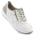 Cream Rieker N1100-80 women's leather sports shoes To be categorized Your Sports Performance