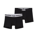Puma Everyday Placed Logo Men's Boxer Shorts 2 Pack Black 938476 01