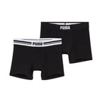 Puma Everyday Placed Logo Men's Boxer Shorts 2 Pack Black 938476 01
