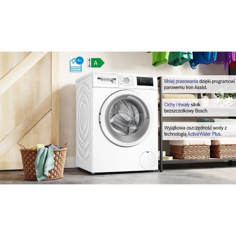 BOSCH WAN2405MPL washing machine AGD - Produkty/Pralki wolnostojące Your Sports Performance