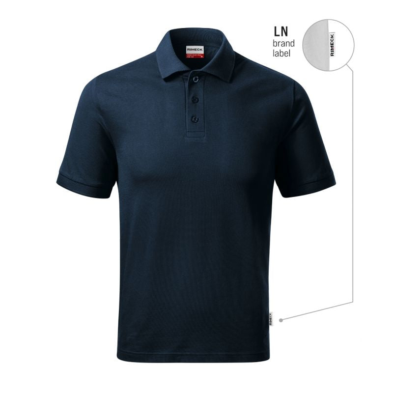 Men's Resist Heavy Polo Shirt (Navy 02 (brand label)) Clothing/Lifestyle/T-shirts/Malfini/Polo Your Sports Performance