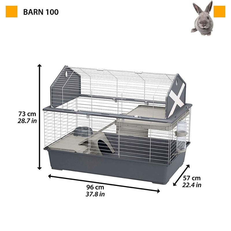FERPLAST Barn 100 - cage for guinea pigs and rabbits Dla małych zwierząt/Klatki Your Sports Performance