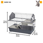 FERPLAST Barn 100 - cage for guinea pigs and rabbits Dla małych zwierząt/Klatki Your Sports Performance