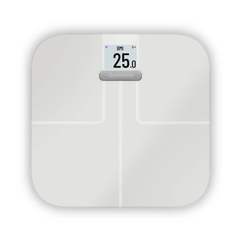Garmin Index S2 Rectangle White Electronic Personal Scale AGD - Produkty/Wagi łazienkowe Your Sports Performance