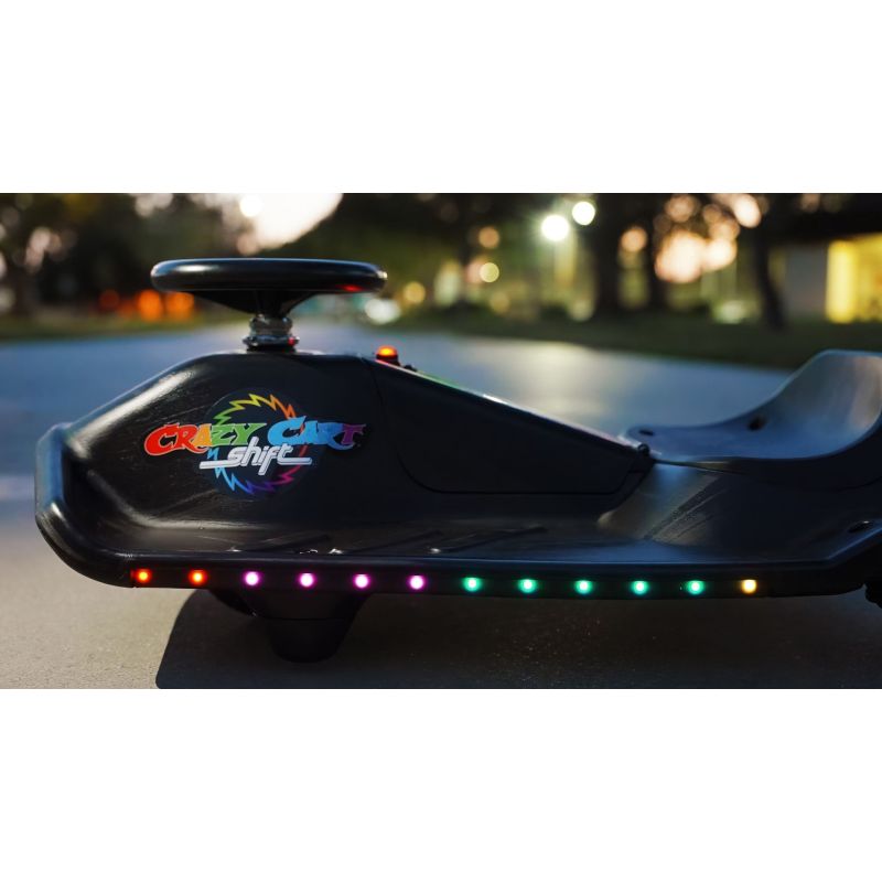 Razor CRAZY CART Shift Lightshow Lithium - Electric Drift Car Kid/Toys Your Sports Performance