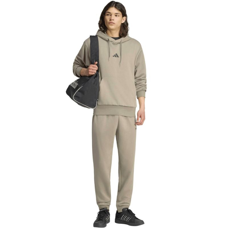 Men's adidas Essentials Feelcozy Hoodie Beige KF2361