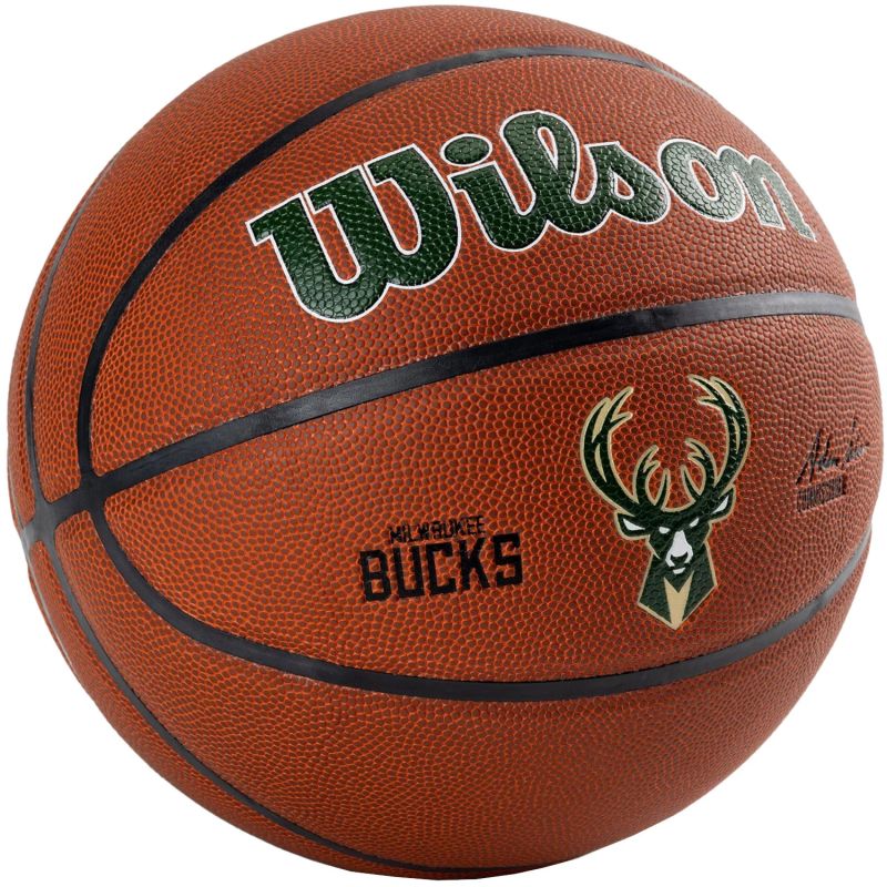 Wilson Team Alliance Milwaukee Bucks Ball WTB3100XBMIL Accessories/Balls/Basketball Your Sports Performance