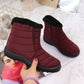 Waterproof snow boots with zipper NEWS W EVE181C burgundy Footwear/Outdoor/News Your Sports Performance