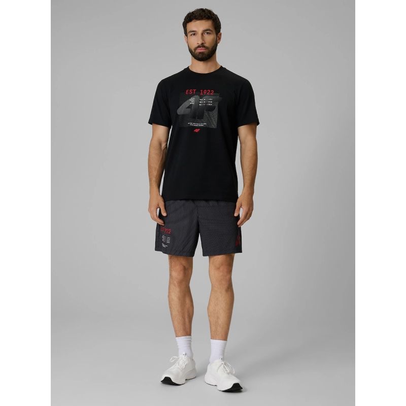 Men's regular printed T-shirt 4F 4FRSS26TTSHM4039-20S