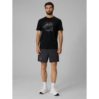 Men's regular printed T-shirt 4F 4FRSS26TTSHM4039-20S