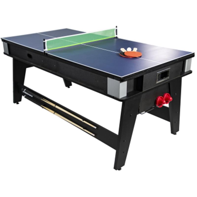 4-IN-1 MULTIGAMING TABLE BILLIARDS TABLE TENNIS HOOK-UP DINING TABLE 189x94.1x81.3CM ENERO Accessories Your Sports Performance