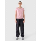 Slim T-shirt with print for women 4F 4FWMM00TTSHF1846-56S *Kategoria tymczasowa Your Sports Performance