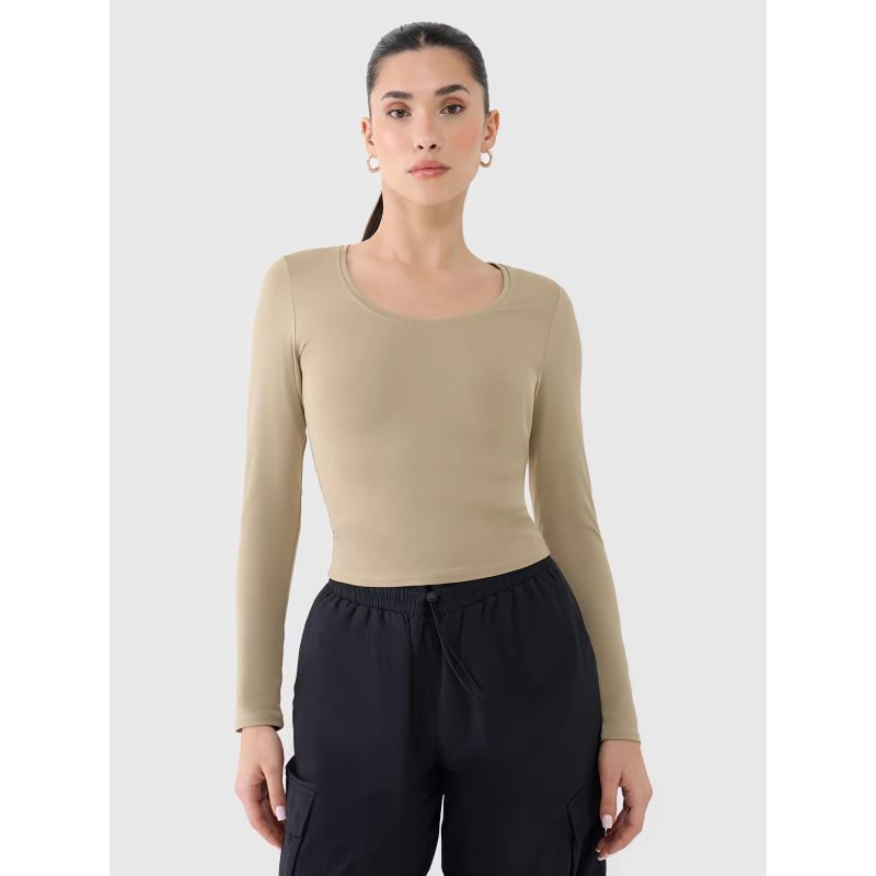 Longsleeve slim smooth women's 4F 4FRSS25TLONF511-83S *Kategoria tymczasowa Your Sports Performance