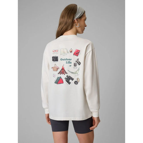 Women's longsleeve regular with print 4F 4FRSS26TSWSF2834-11S 4f