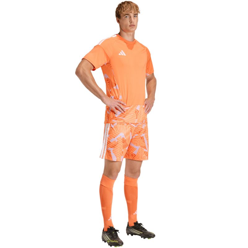 Men's adidas Tiro 26 Competition Goalkeeper Shorts Orange KC5345