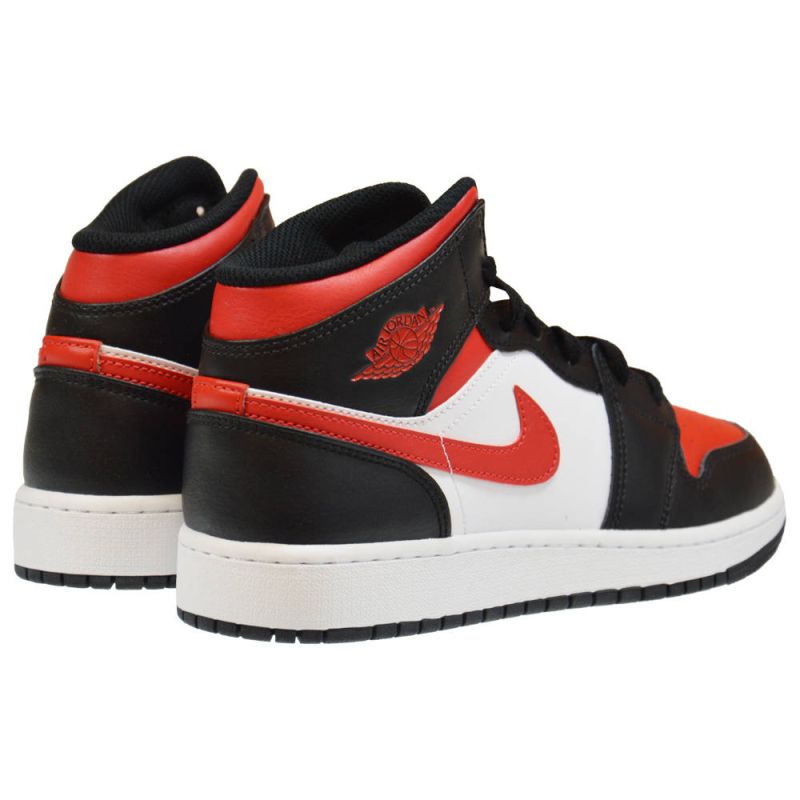 Air Jordan 1 Mid GS Fire Red Basketball Shoes - 554725-079 Obuwie/Buty na co dzień Your Sports Performance