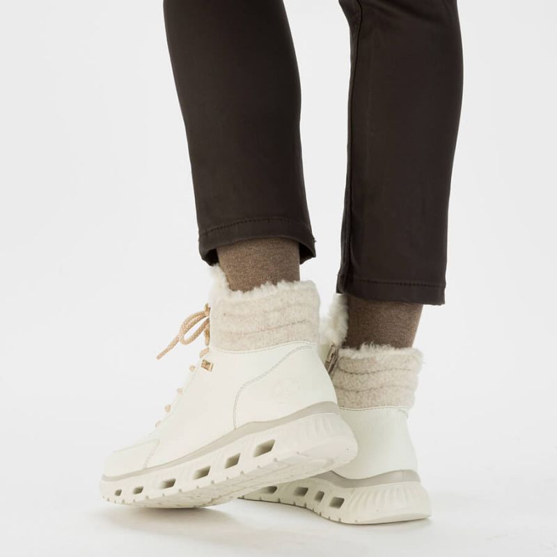 Rieker W RKR720 sports insulated boots white Footwear/Lifestyle/Rieker Your Sports Performance