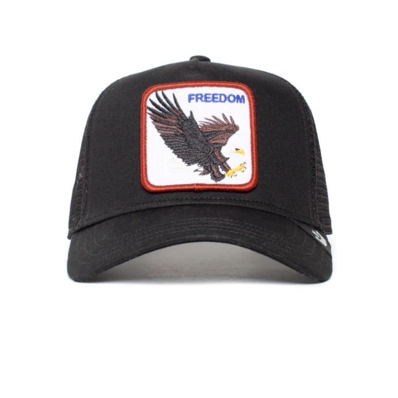 Goorin Bros. The Freedom Eagle Trucker Cap - 101-0384-BLK Odzież/Czapki/Czapki z daszkiem Your Sports Performance