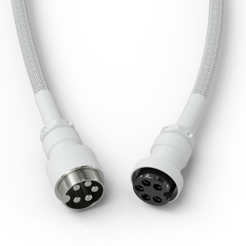 Glorious Gaming GLO-KB-ACC-CBL-COIL-GWHT Keyboard/Mouse Cable White 1.4m Kable i adaptery/Kable USB Your Sports Performance