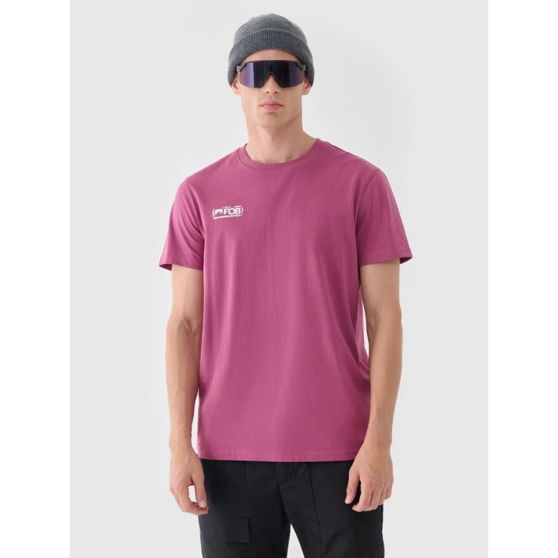 Men's regular plain T-shirt 4F 4FRAW24TTSHM2602-60S 4f