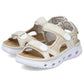 Comfortable Velcro sandals Rieker W RKR691 beige Footwear/Lifestyle/Rieker Your Sports Performance
