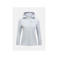 Women's PEAK PERFORMANCE W Trail Polartec Power Grid Zip Hoodie, Gray