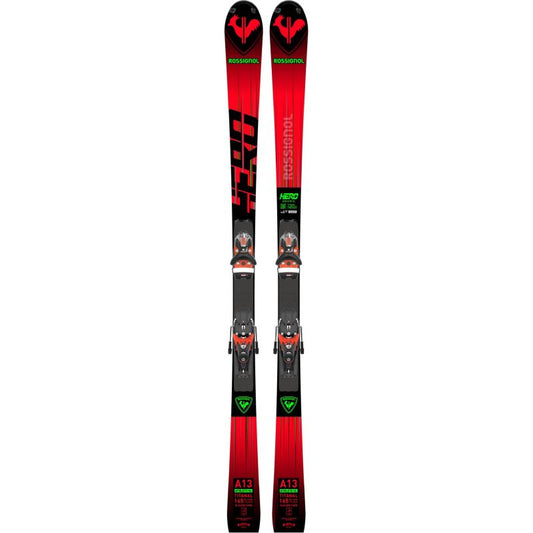 ROSSIGNOL HERO SL 150 (R22) skis + LOOK SPX 12 Rockerace Hot Red bindings Import z PMSport Your Sports Performance