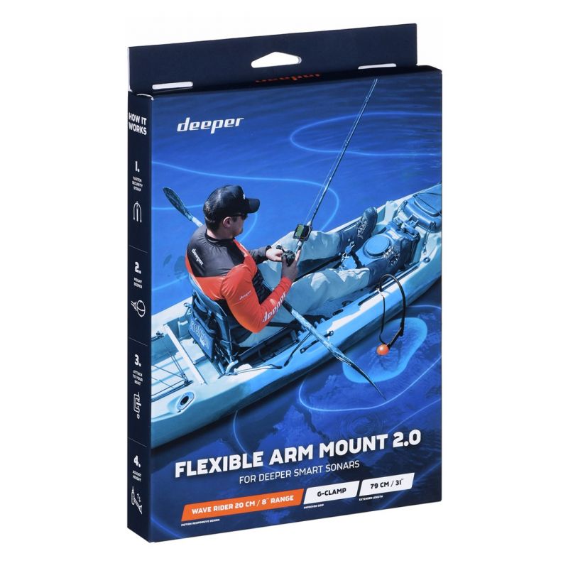 Deeper Flexible Arm 2.0 Mounting Bracket Import z Action/Łowiectwo i wędkarstwo/Sonary i echosondy - akcesoria Your Sports Performance