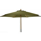 WOODEN GARDEN UMBRELLA 250 CM FOLDABLE GREEN Home and Garden/Garden Your Sports Performance