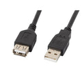 Lanberg CA-USBE-10CC-0018-BK Cable (USB 2.0 M - USB 2.0 F; 1.8m; black) Kable i adaptery/Kable USB Your Sports Performance