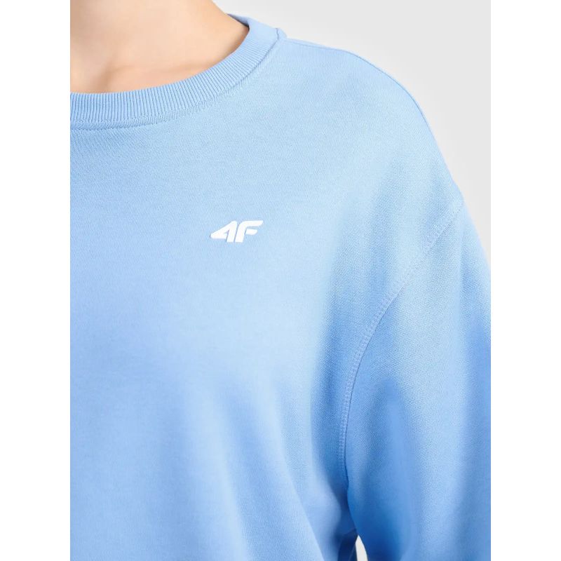 Women's round neck open sweatshirt 4F 4FWAW26TSWSF2672-32S