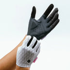 Rockbros sports gloves full spring-summer size S - white and black Rockbros