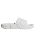 Adidas Adilette 22 Crystal White women's/men's slides with a comfortable profiled sole (HQ4672)