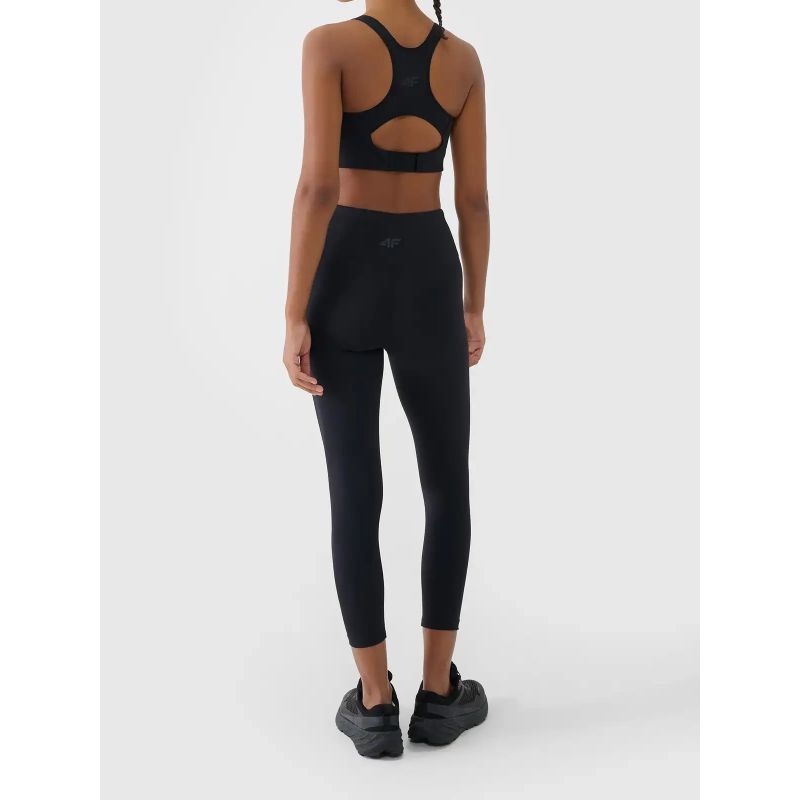 Women's 7/8 high waist leggings with quick-drying finish 4F 4FWAW26TFTIF489-20S