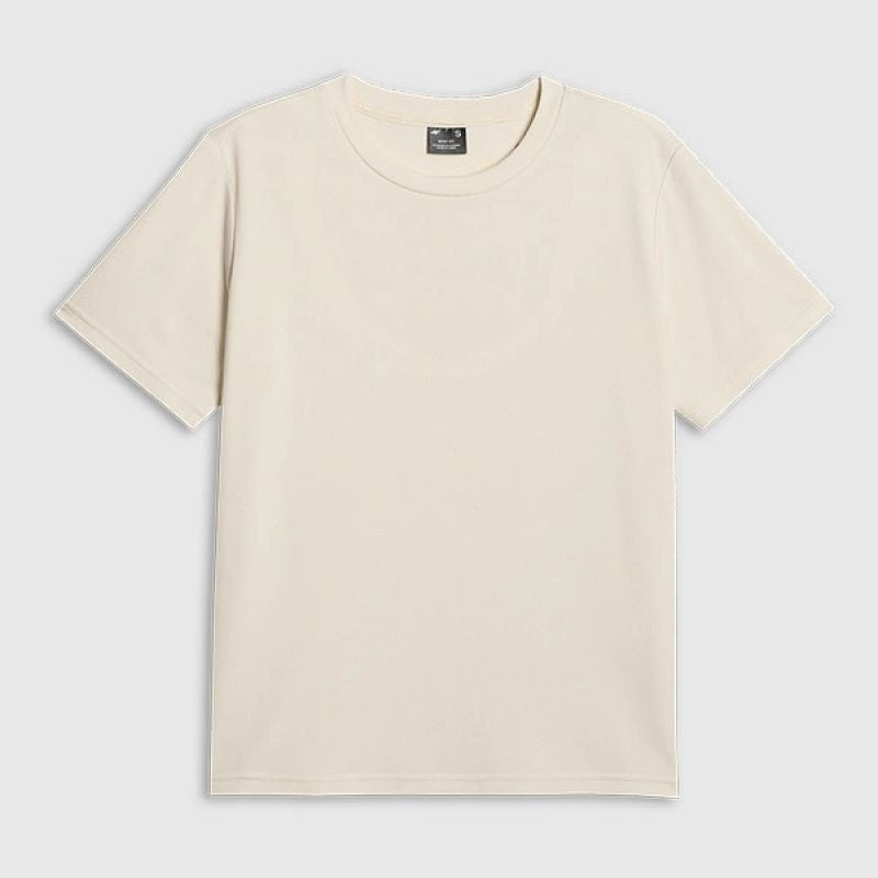 Women's ribbed knit t-shirt with modal 4F 4FRAW25TTSHF3282-12S *Kategoria tymczasowa Your Sports Performance