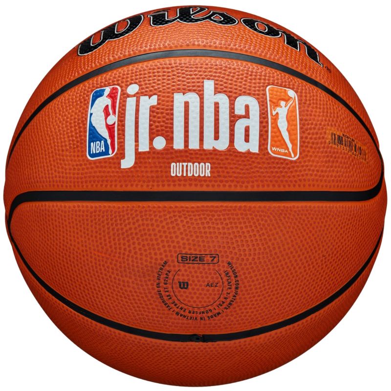 Basketball ball Wilson Jr NBA Logo Auth Outdoor WZ3011801XB6 Accessories/Balls/Basketball Your Sports Performance