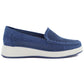 Women's openwork platform shoes blue Sergio Leone MK097H Sergio Leone