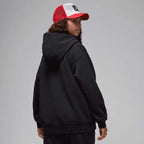 Women's Air Jordan Flight Fleece Satin-Lined Pullover Hoodie Black - FV7050-010 AIR Jordan