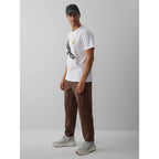 Men's cargo sweatpants 4F 4FRAW26TTROM2091-81S
