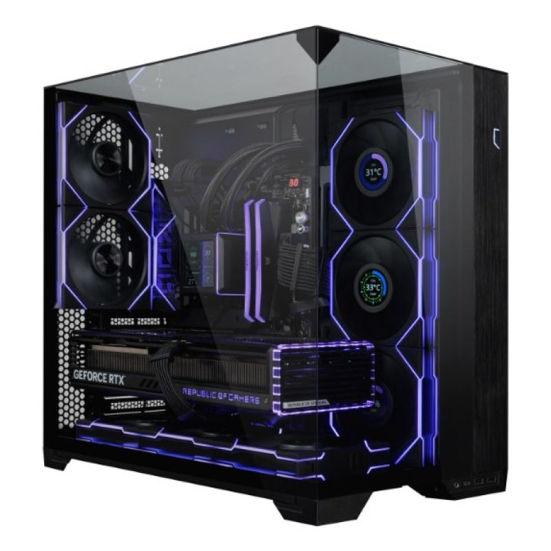 Lian Li UNI FAN TL Wireless LCD Lüfter ARGB PWM Reverse Blade 120mm fan black Chłodzenie/Chłodzenie - wentylatory Your Sports Performance