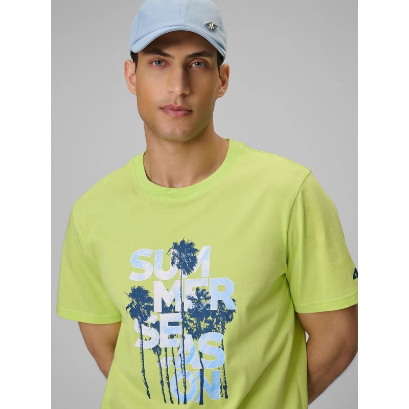 Men's oversized printed T-shirt 4F 4FWSS26TTSHM2784-42S 4f