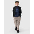 Regular fleece with stand-up collar for boys 4F Junior 4FJWMM00TFLEM245-20S *Kategoria tymczasowa Your Sports Performance