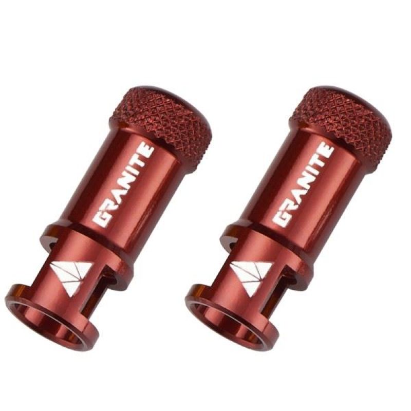 GRANITE valve caps FV JUICY red In preparation Your Sports Performance