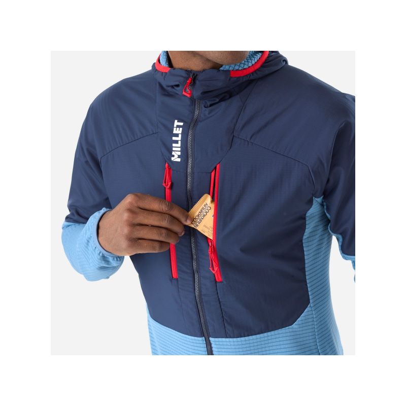 MILLET Parmelan Hybrid Hoodie Men's Jacket M Blue