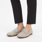 Women's beige leather moccasins Vinceza 18121 To be categorized Your Sports Performance