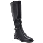 Women’s Black Officer Boots Potocki SZ12862