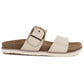 Women's beige flip-flops with buckle Potocki 54325 Potocki